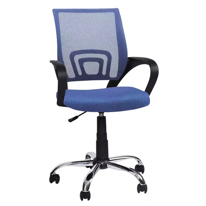 Home Imports Emporium Mid-Back Ergonomic Office Chair  Mesh Desk Chair with Armrests, Lumbar Support & Tilt Control