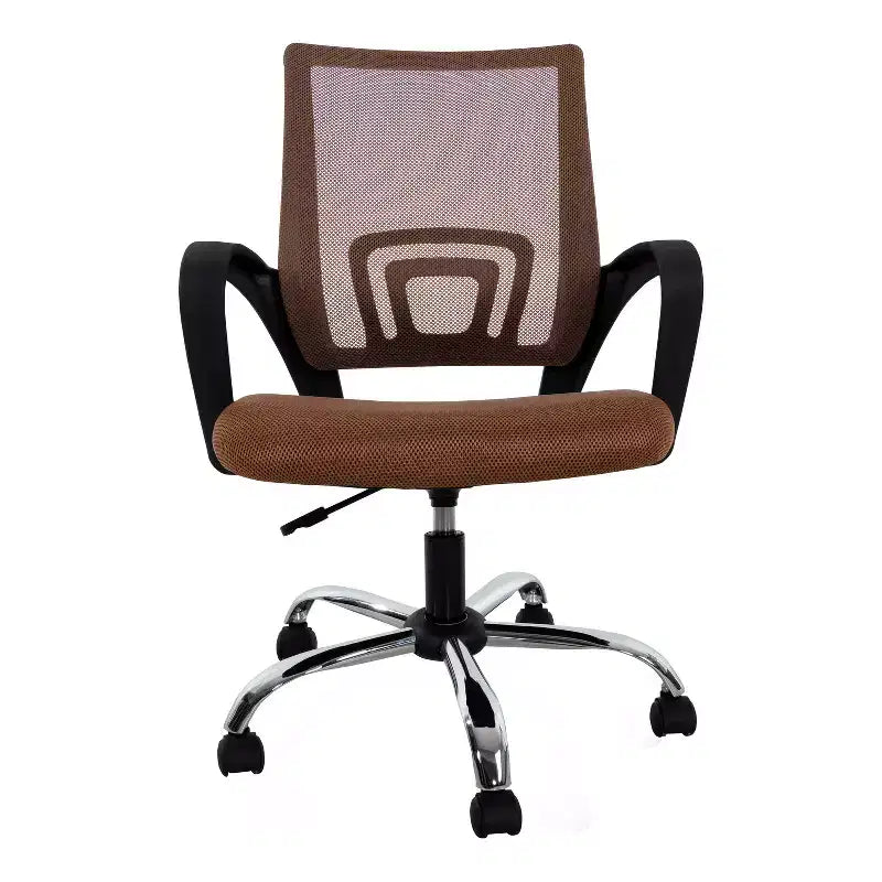 Home Imports Emporium Mid-Back Ergonomic Office Chair  Mesh Desk Chair with Armrests, Lumbar Support & Tilt Control
