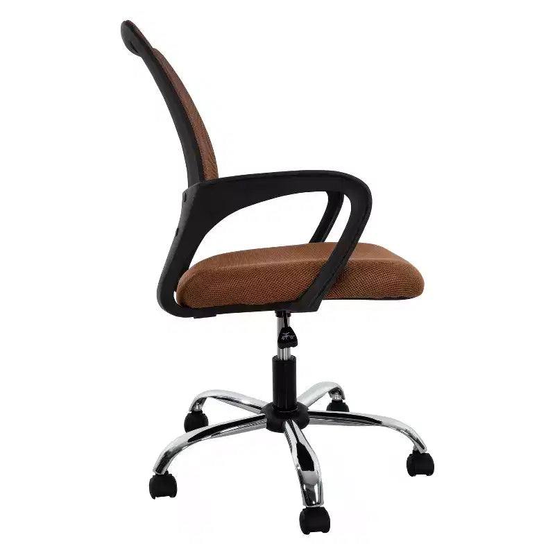 Home Imports Emporium Mid-Back Ergonomic Office Chair  Mesh Desk Chair with Armrests, Lumbar Support & Tilt Control