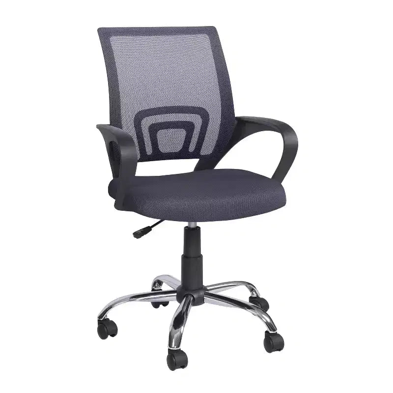 Home Imports Emporium Mid-Back Ergonomic Office Chair  Mesh Desk Chair with Armrests, Lumbar Support & Tilt Control