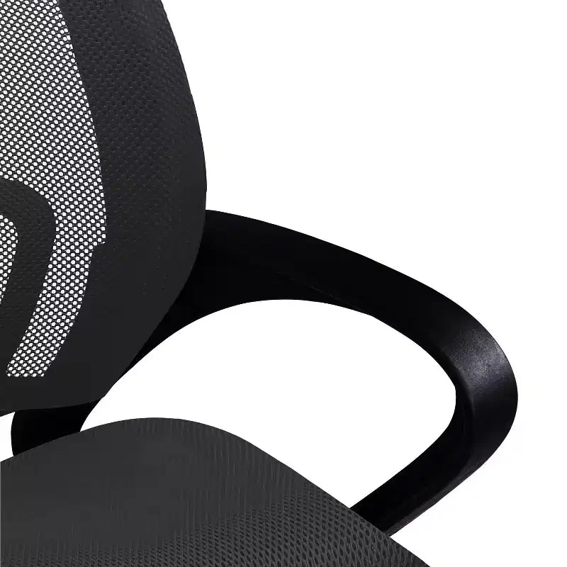 Home Imports Emporium Mid-Back Ergonomic Office Chair  Mesh Desk Chair with Armrests, Lumbar Support & Tilt Control
