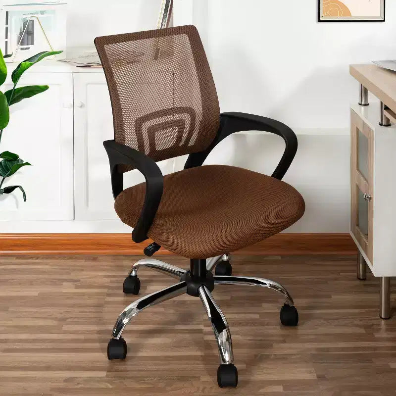Home Imports Emporium Mid-Back Ergonomic Office Chair  Mesh Desk Chair with Armrests, Lumbar Support & Tilt Control
