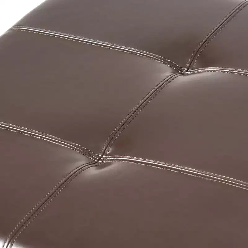 Contemporary Faux Leather Dual Lift Storage Ottoman, 50.5"W, 300 lb Capacity
