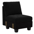 Belffin Modular Velvet Tufted Single Seat