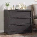 3 Drawer Dresser for Bedroom, Modern 3 Chest of Drawers with Handle-free Design, 31in Tall Closet Organizer for Bedroom, Living Room, Nursery