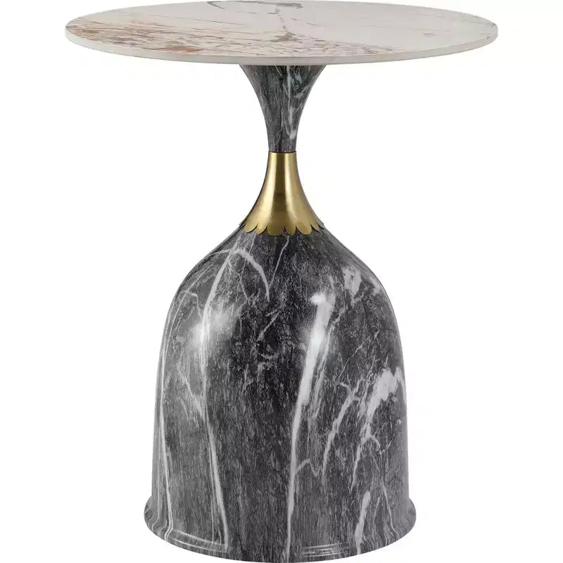 Modern Faux Leather Dining Chair with Open Back & Steel Legs, Fully Assembled
