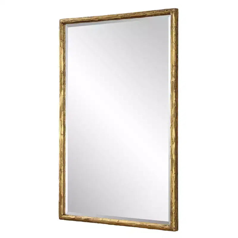 Uttermost Sutton 24 1/4 x 36 1/4 Gold Rectangle Wall Mirror