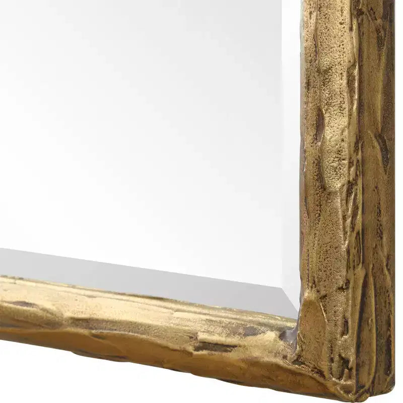 Uttermost Sutton 24 1/4 x 36 1/4 Gold Rectangle Wall Mirror
