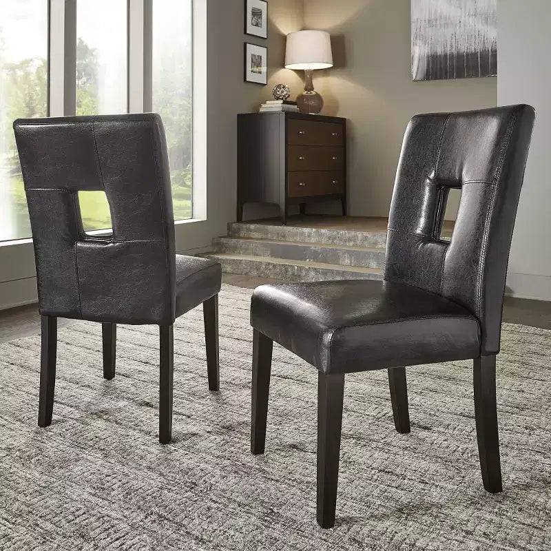 Phelan Keyhole Back Dining Chairs (Set of 2) - iNSPIREQ