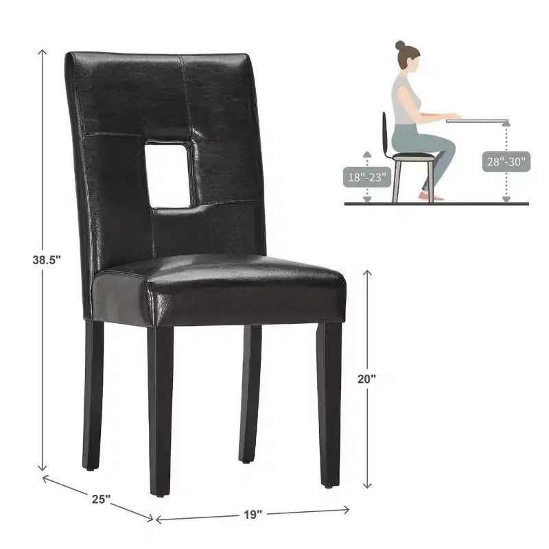 Phelan Keyhole Back Dining Chairs (Set of 2) - iNSPIREQ