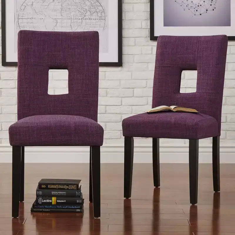 Phelan Keyhole Back Dining Chairs (Set of 2) - iNSPIREQ