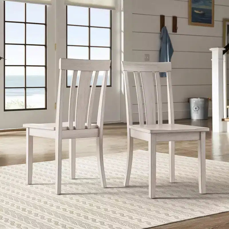 Lexington Slat Back Wood Dining Chairs (Set of 2) - iNSPIREQ