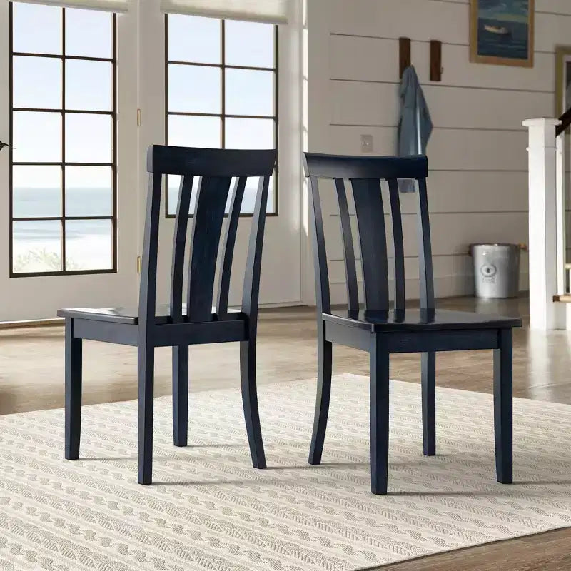 Lexington Slat Back Wood Dining Chairs (Set of 2) - iNSPIREQ