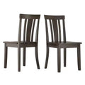 Lexington Slat Back Wood Dining Chairs (Set of 2) - iNSPIREQ