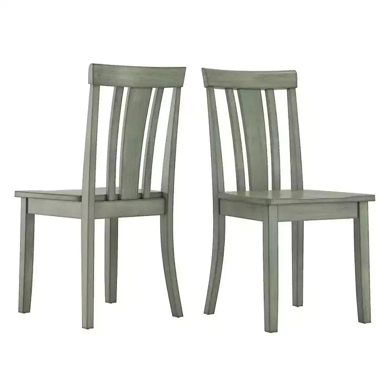 Lexington Slat Back Wood Dining Chairs (Set of 2) - iNSPIREQ