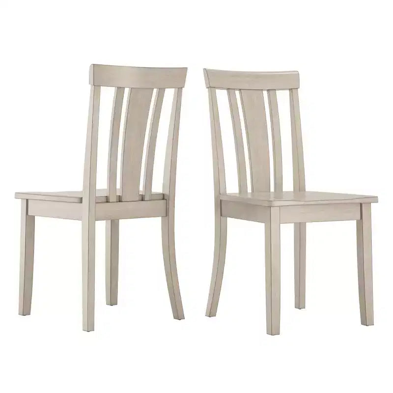 Lexington Slat Back Wood Dining Chairs (Set of 2) - iNSPIREQ