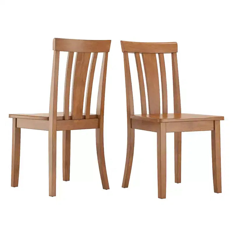 Lexington Slat Back Wood Dining Chairs (Set of 2) - iNSPIREQ