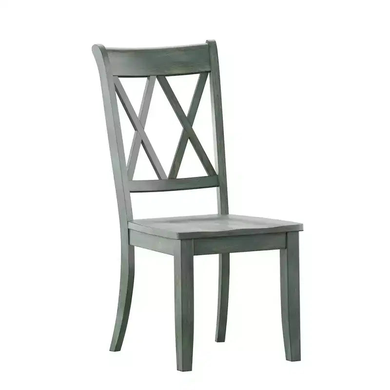 South Hill Double X Back Wood Dining Chairs (Set of 2) - iNSPIREQ