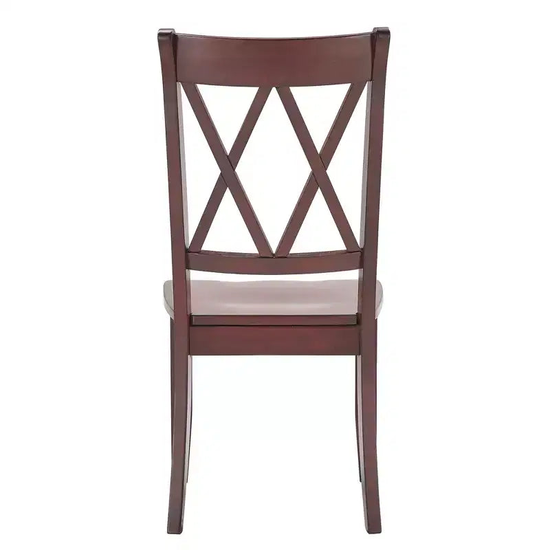 South Hill Double X Back Wood Dining Chairs (Set of 2) - iNSPIREQ