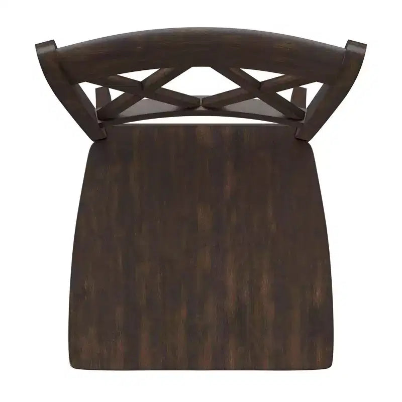 South Hill Double X Back Wood Dining Chairs (Set of 2) - iNSPIREQ