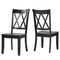 South Hill Double X Back Wood Dining Chairs (Set of 2) - iNSPIREQ