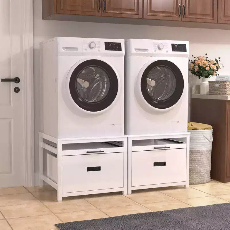 GDLF Washer Dryer Pedestal Stand, 24.1 Laundry Pedestal for Compact Washing Machine