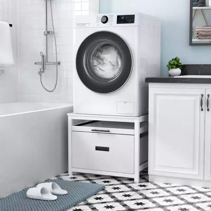 GDLF Washer Dryer Pedestal Stand, 24.1 Laundry Pedestal for Compact Washing Machine