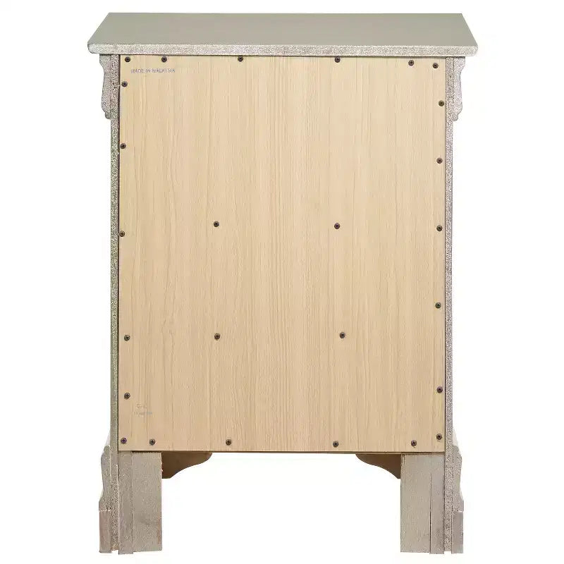 Wood Nightstand with 3 Drawers & Cherry Finish, 29x21x16", No Assembly Required