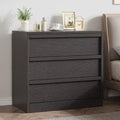 3-Drawer Nightstand, 30 Tall Bedside End Table with Spacious Storage, Anti-Tip Safety, Modern Side Table Organizer for Bedroom and Living Room
