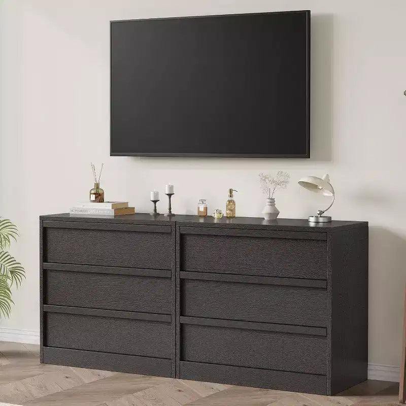 3-Drawer Nightstand, 30 Tall Bedside End Table with Spacious Storage, Anti-Tip Safety, Modern Side Table Organizer for Bedroom and Living Room