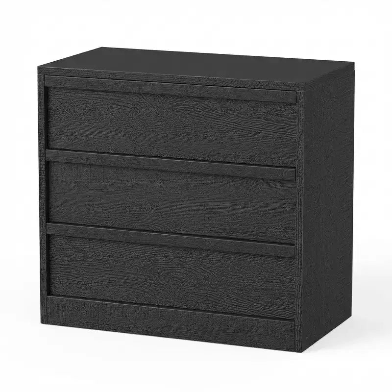 3-Drawer Nightstand, 30 Tall Bedside End Table with Spacious Storage, Anti-Tip Safety, Modern Side Table Organizer for Bedroom and Living Room