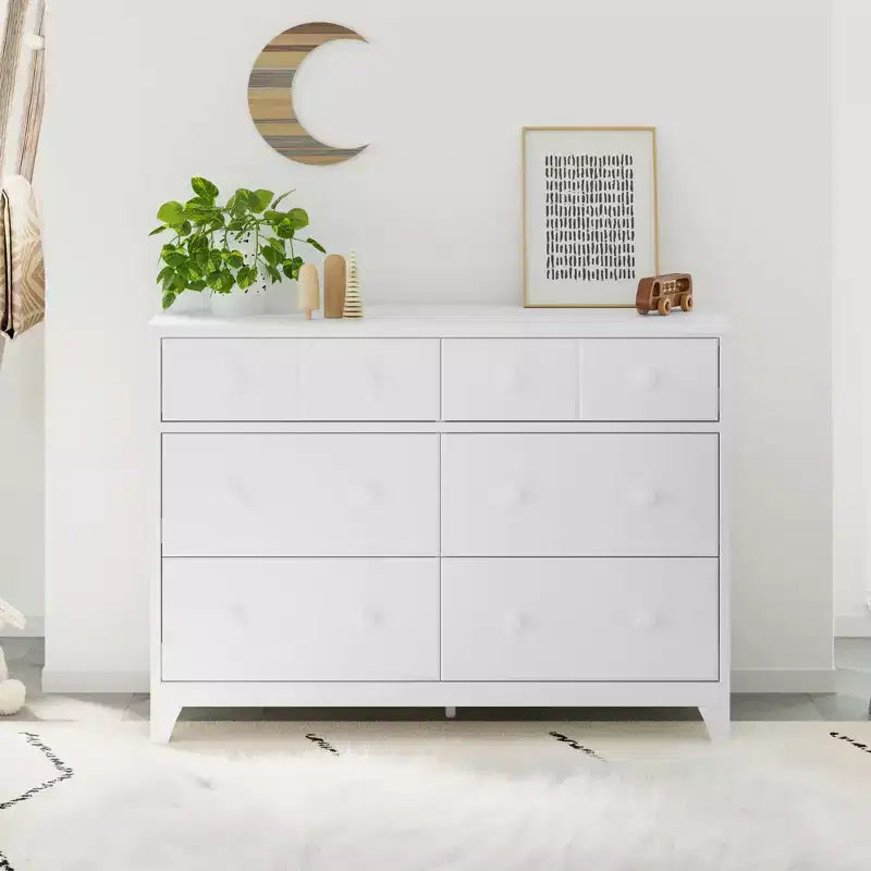 Storkcraft Moss 6 Drawer Double Dresser