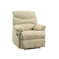 Acme Furniture Arcadia Microfiber Reclining Sofa Beige