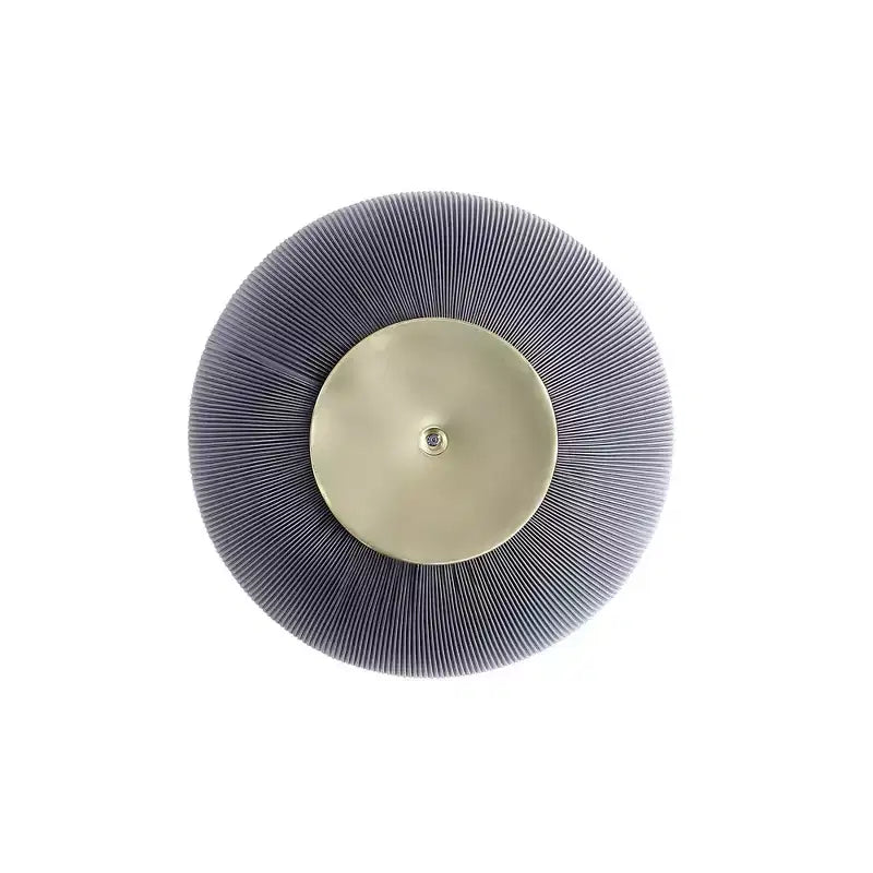 2-Piece Round Leatherette Coffee Table & End Table Set with Faux Marble Top