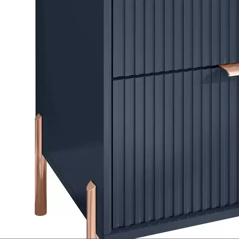 Wide 3-Drawer Dresser with Anti-Tip Hardware & Adjustable Shelves, 58"W