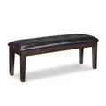 Signature Design by Ashley Casual Haddigan Dining Bench Dark Brown